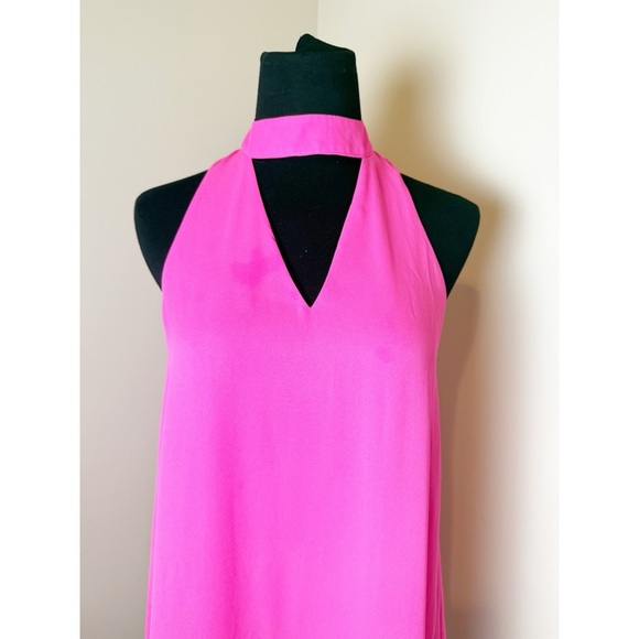 HYFVE Bold Pink Halter Dress - Picture 2 of 7